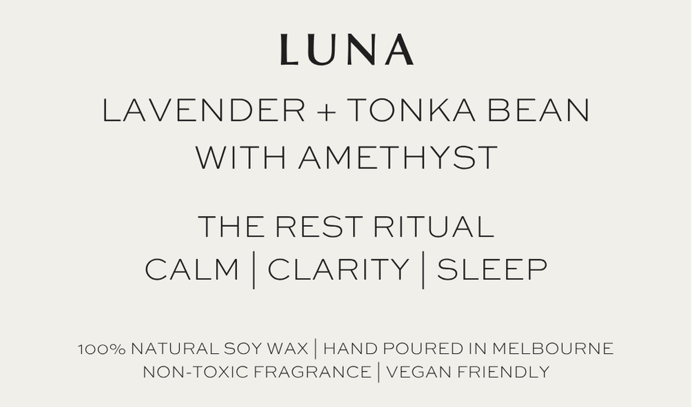 LUNA | THE REST RITUAL | Sleep Ritual Candle - Image 6