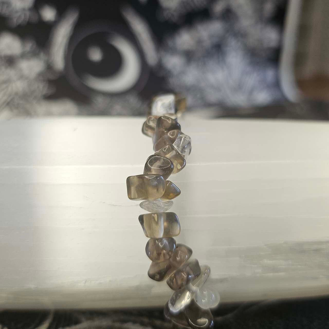 Smoky Quartz Chip Bracelet - Image 3