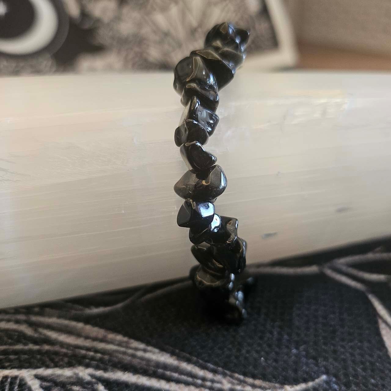 Obsidian Chip Bracelet - Image 5