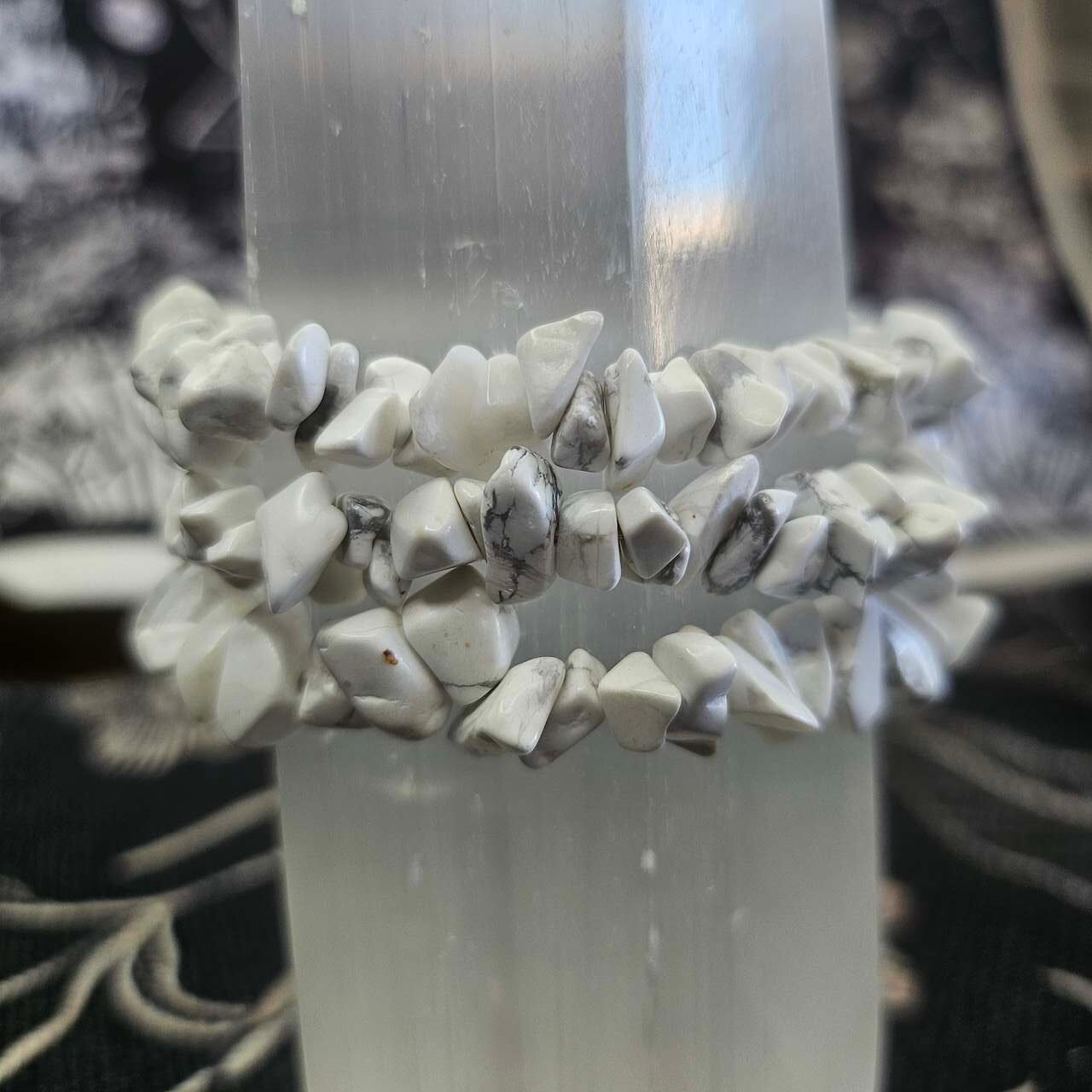 Howlite Chip Bracelet - Image 5
