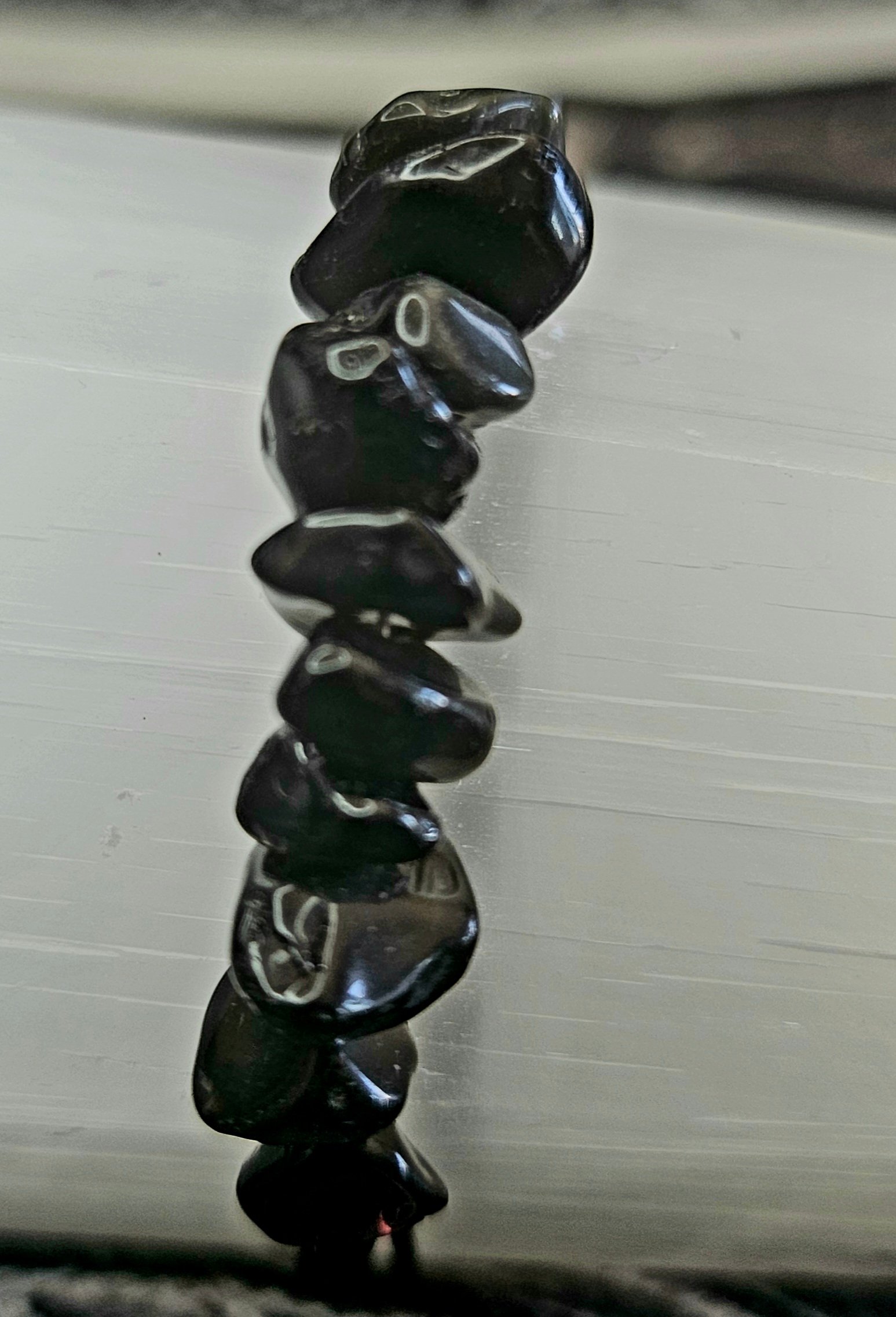 Obsidian Chip (Adjustable) Bracelet - Image 3