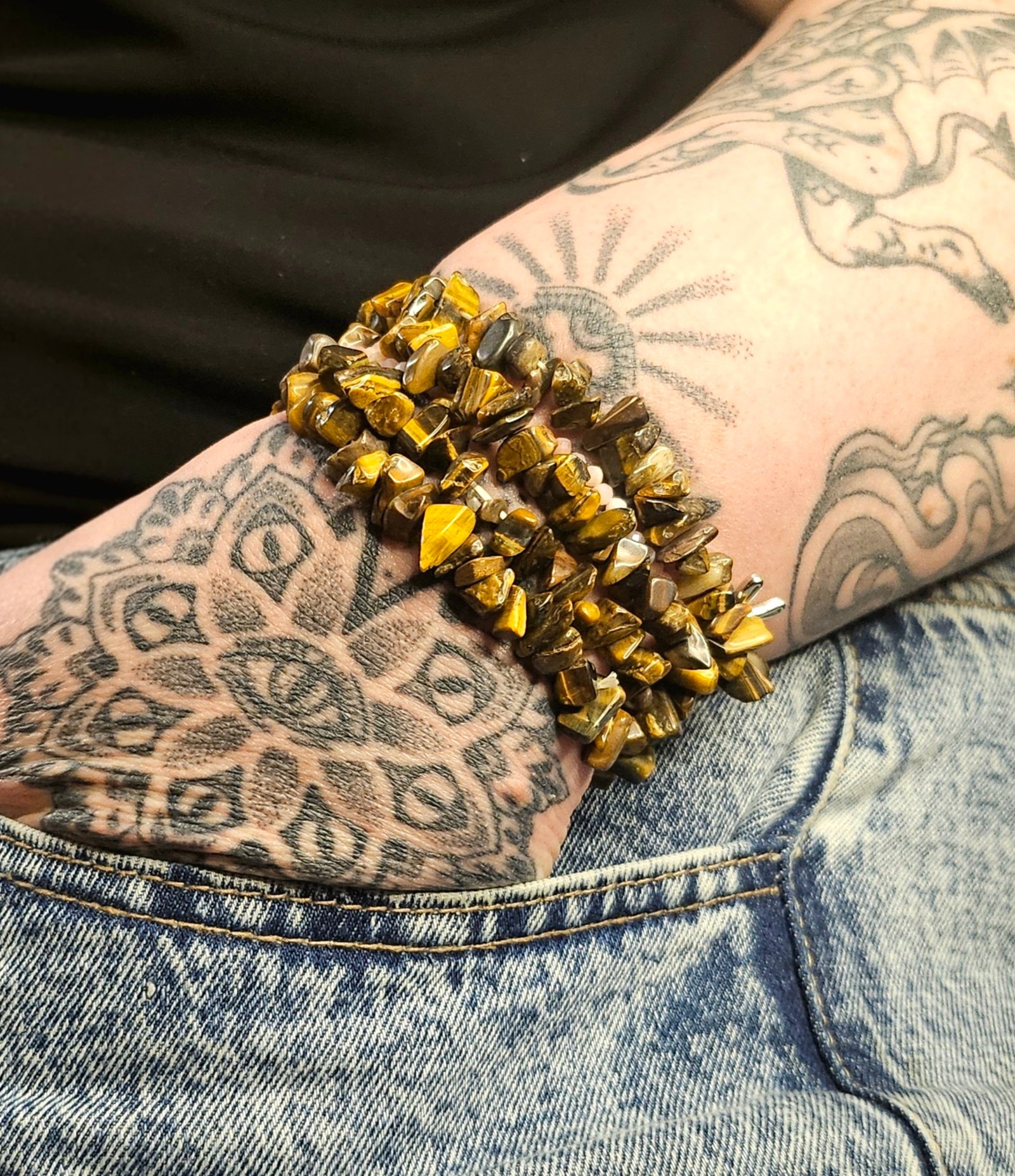 Tiger's Eye Chip Bracelet - Image 3