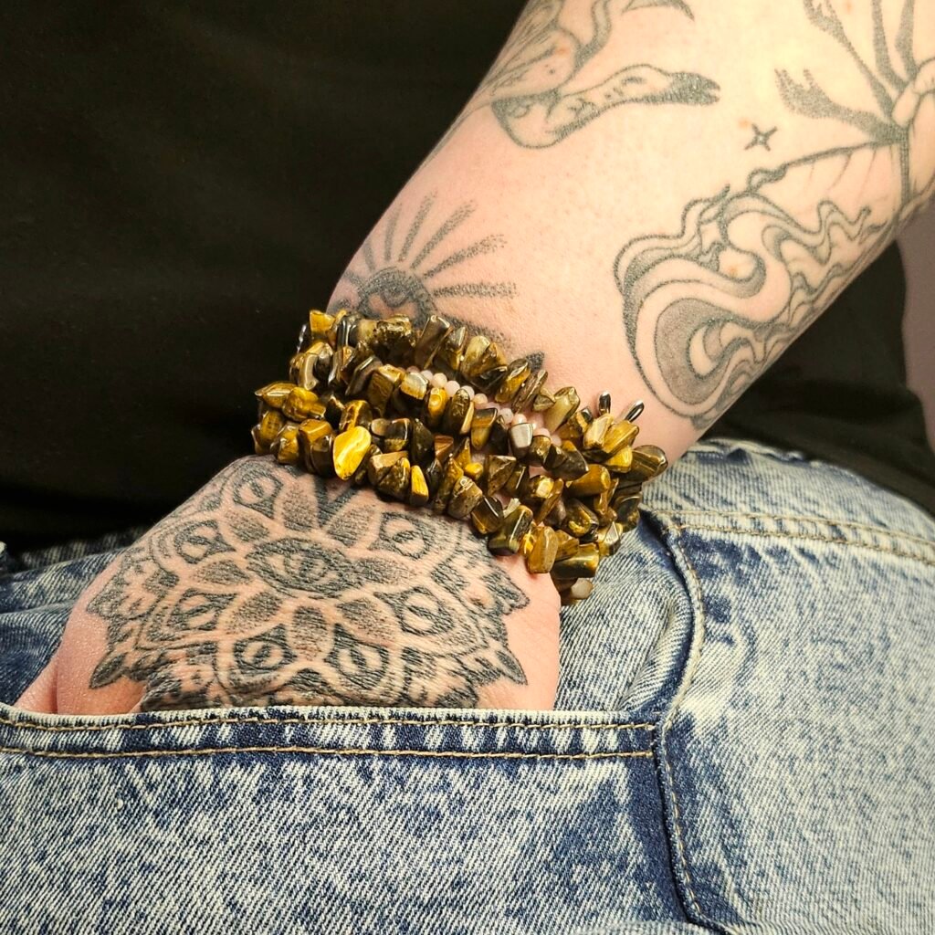 Tiger's Eye Chip Bracelet