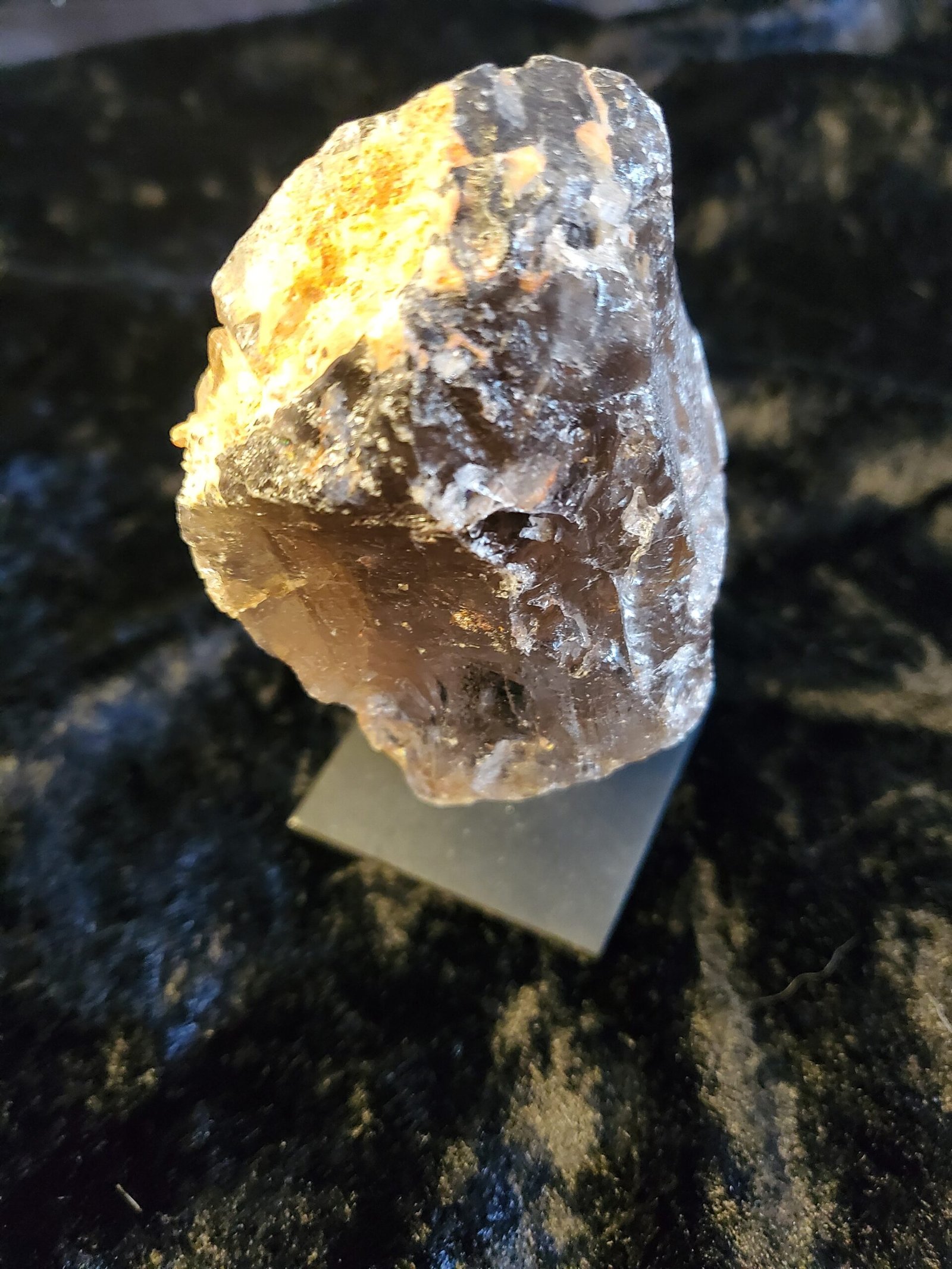 Rough Smoky Quartz on stand - Image 4