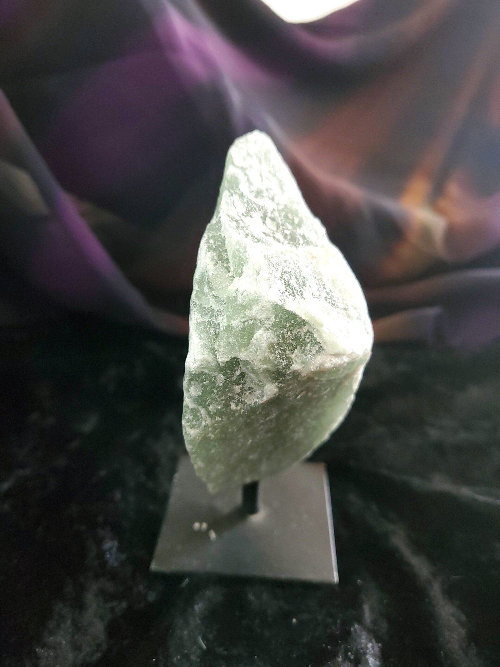 Green Aventurine Rough on Stand - Image 2