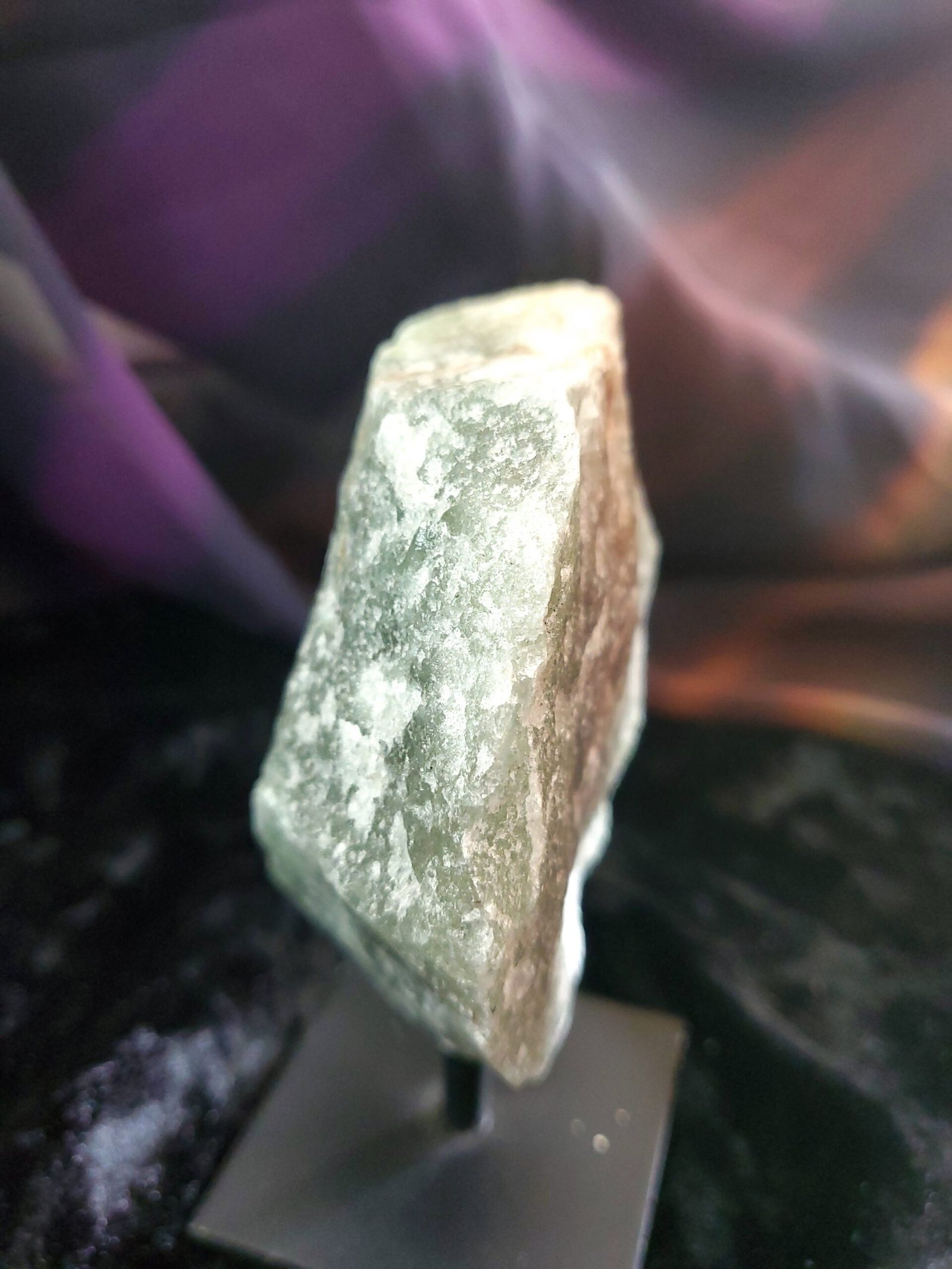 Green Aventurine Rough on Stand - Image 4