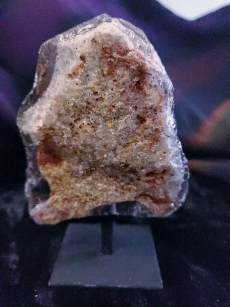 Rough Smoky Quartz on stand
