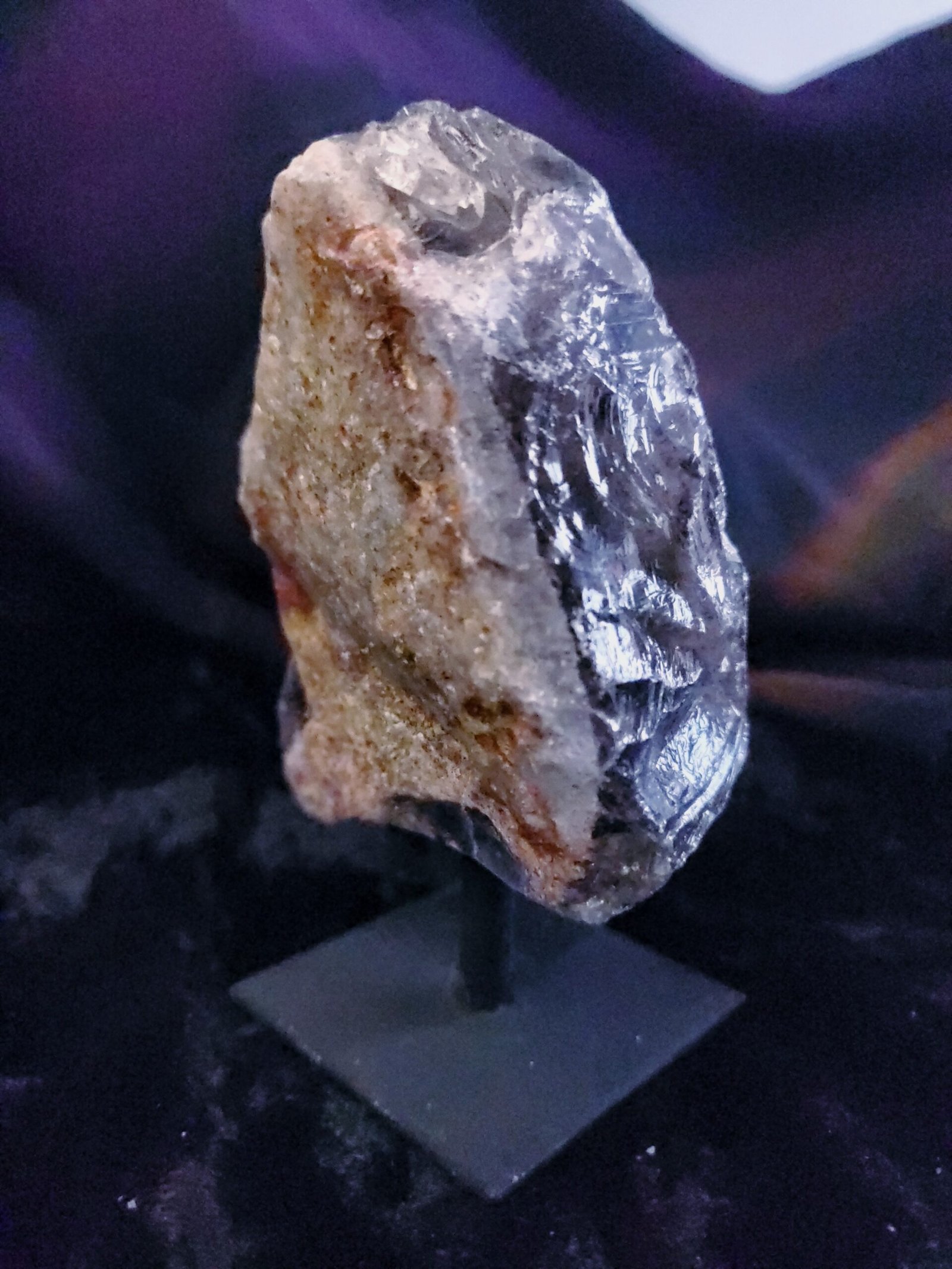Rough Smoky Quartz on stand - Image 2