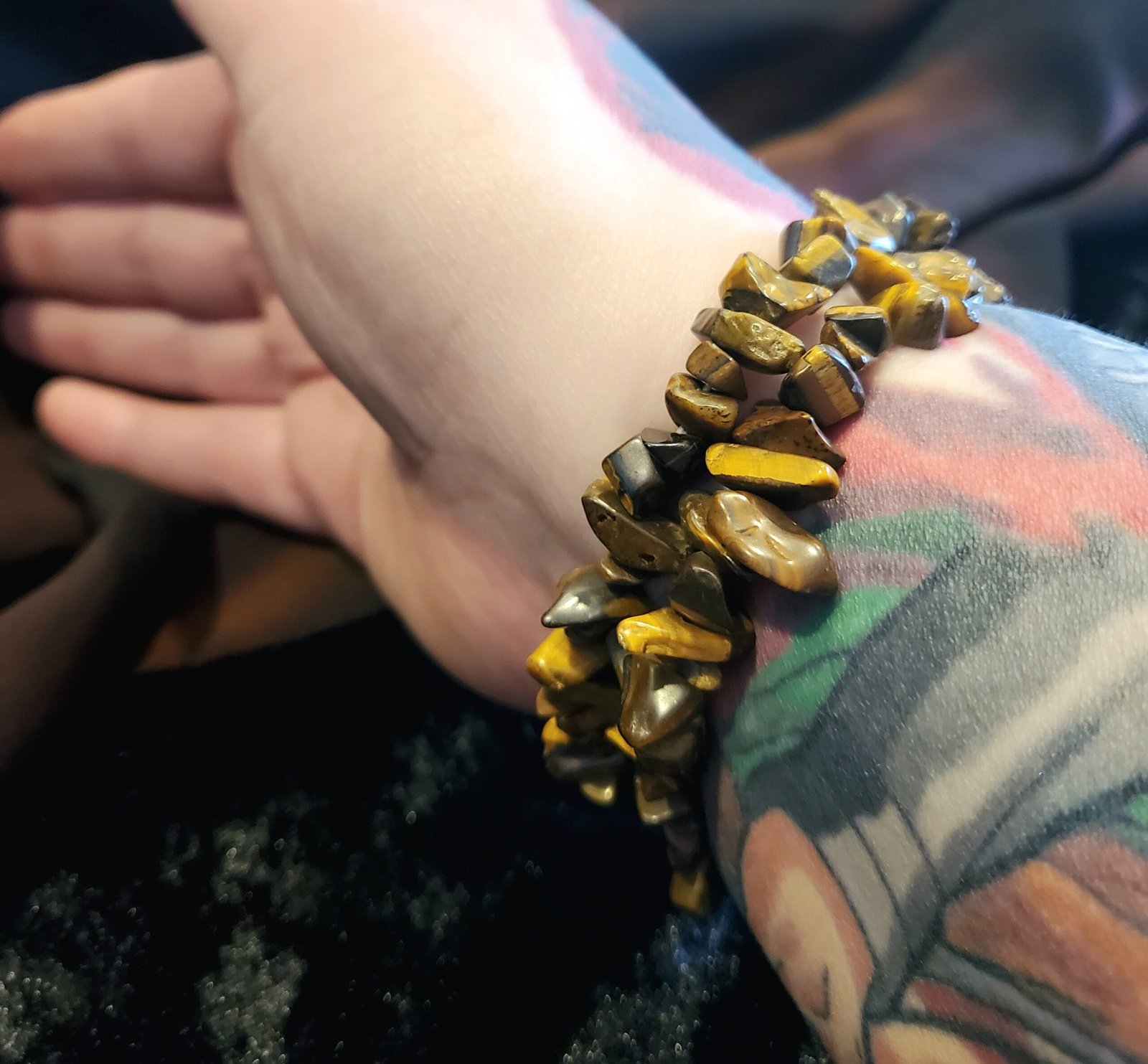 Tiger's Eye Chip Bracelet - Image 5