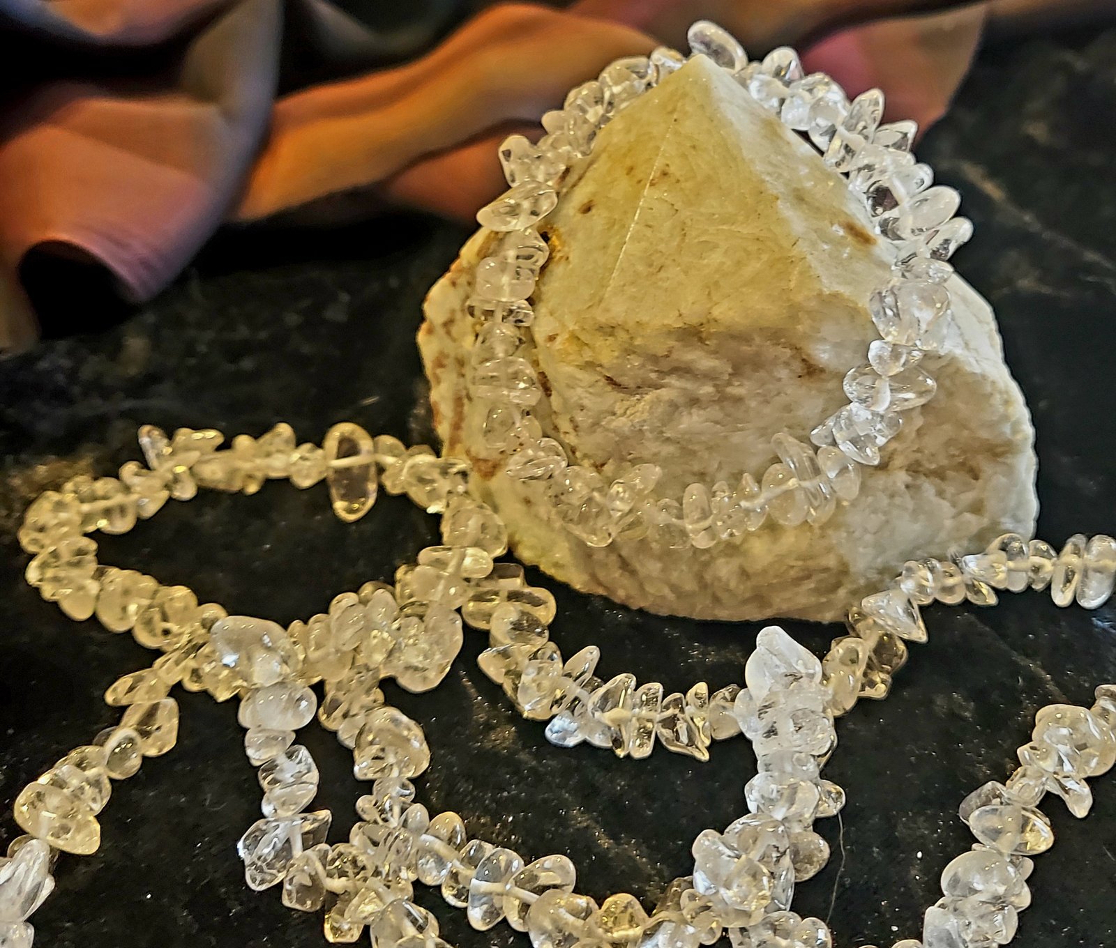 Clear Quartz Chip Bracelet - Image 3