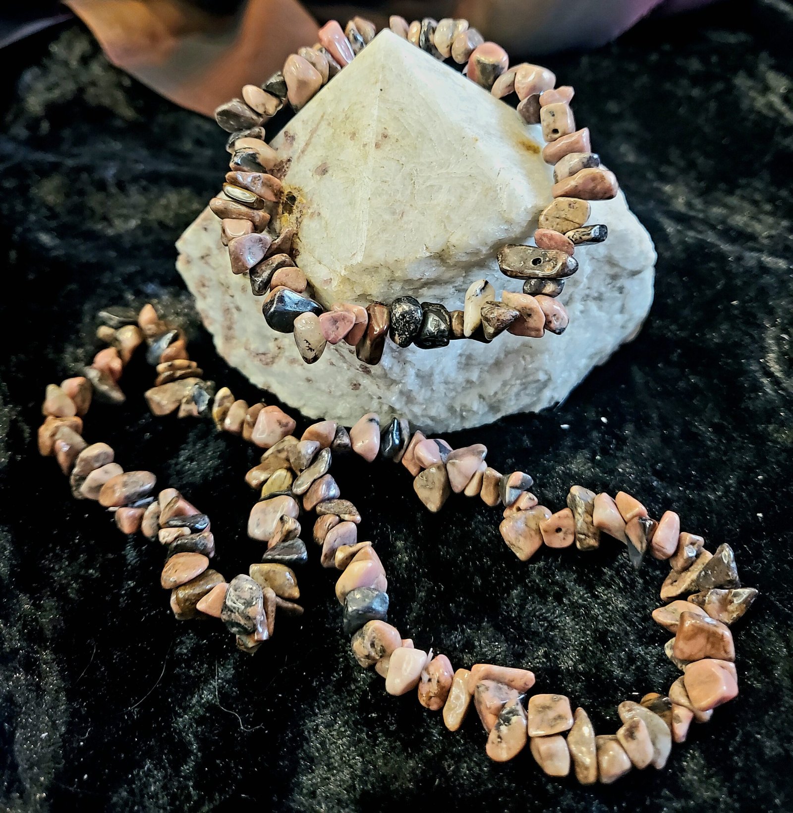 Rhodonite Chip Bracelet - Image 2