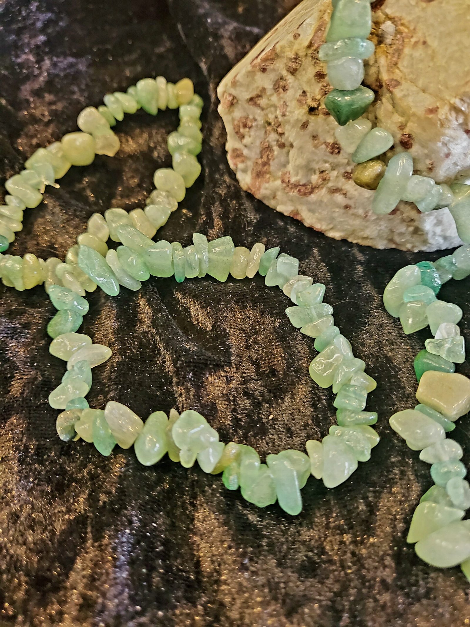 Green Aventurine Chip Bracelet - Image 5