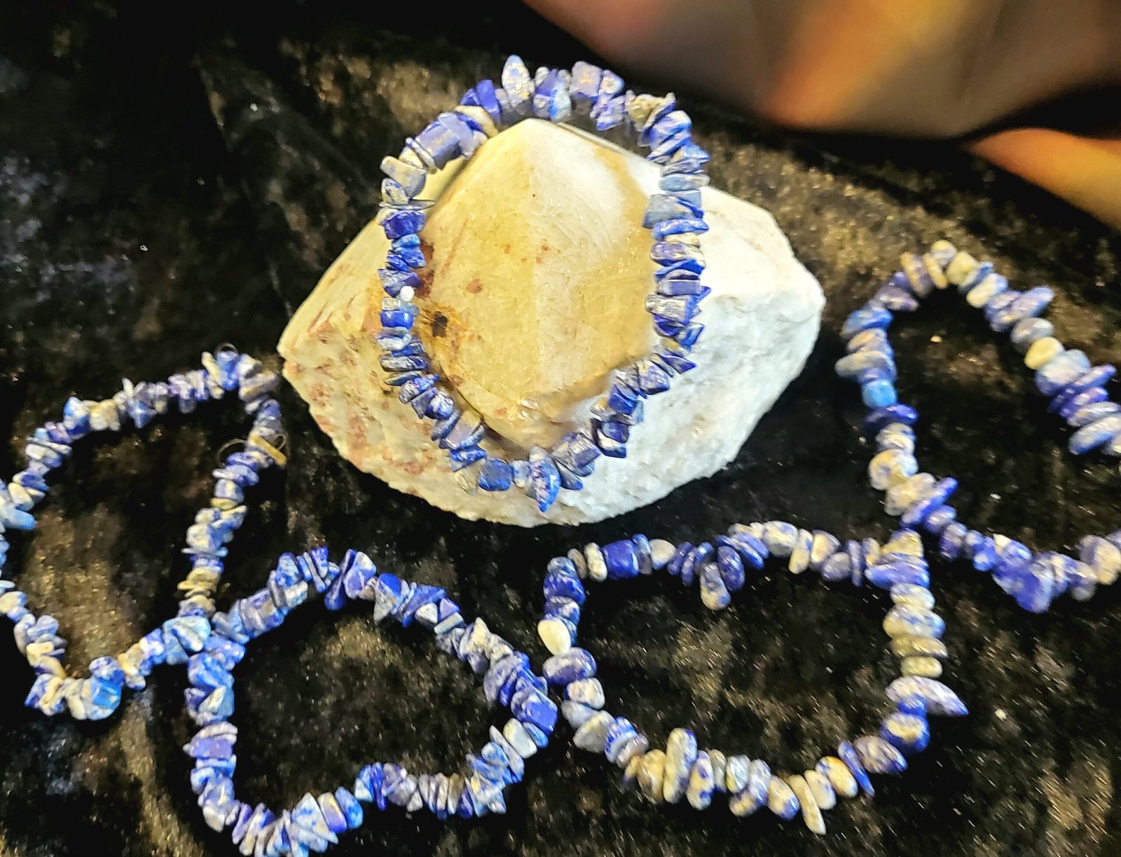 Lapis Lazuli Chip Bracelet - Image 6