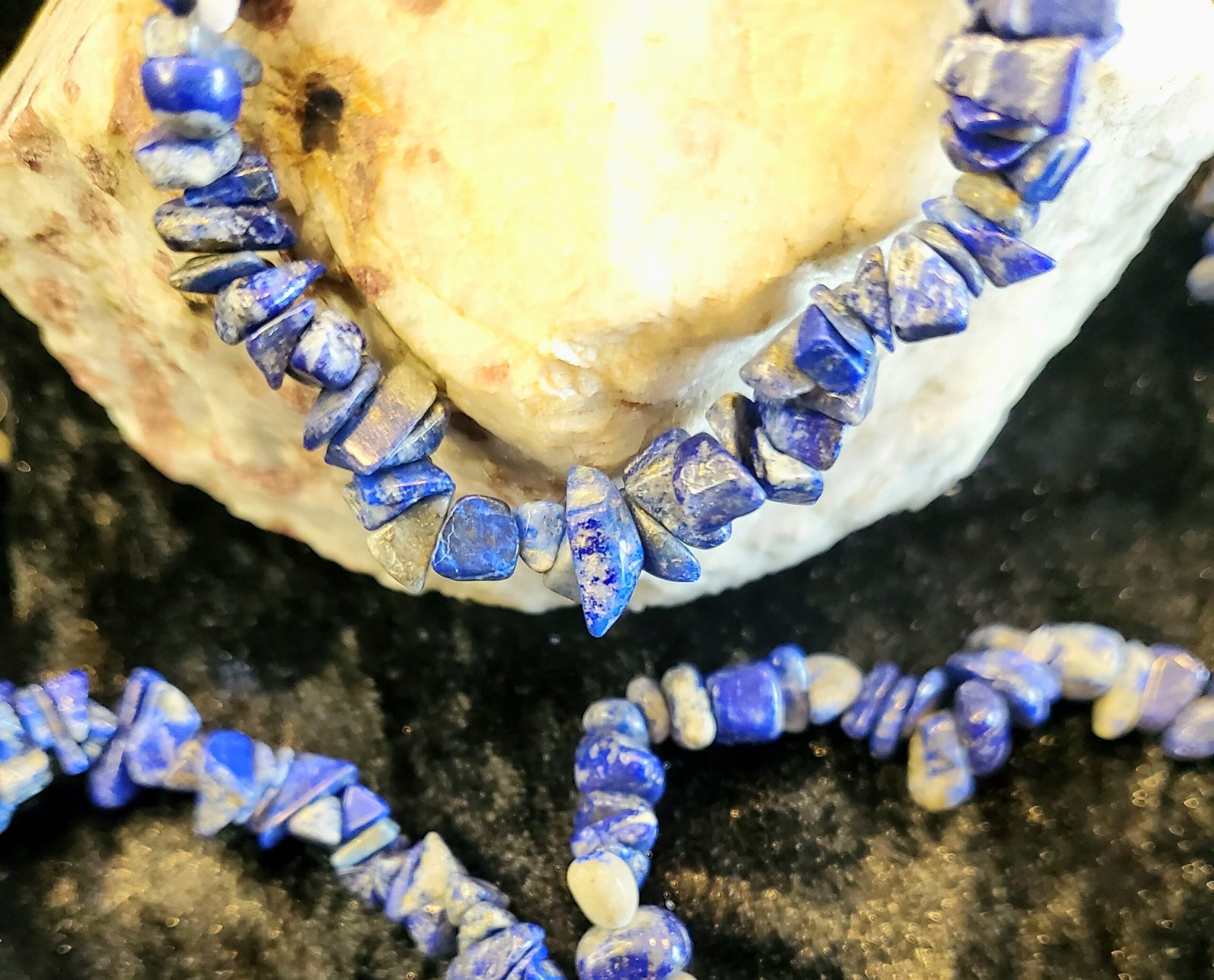 Lapis Lazuli Chip Bracelet