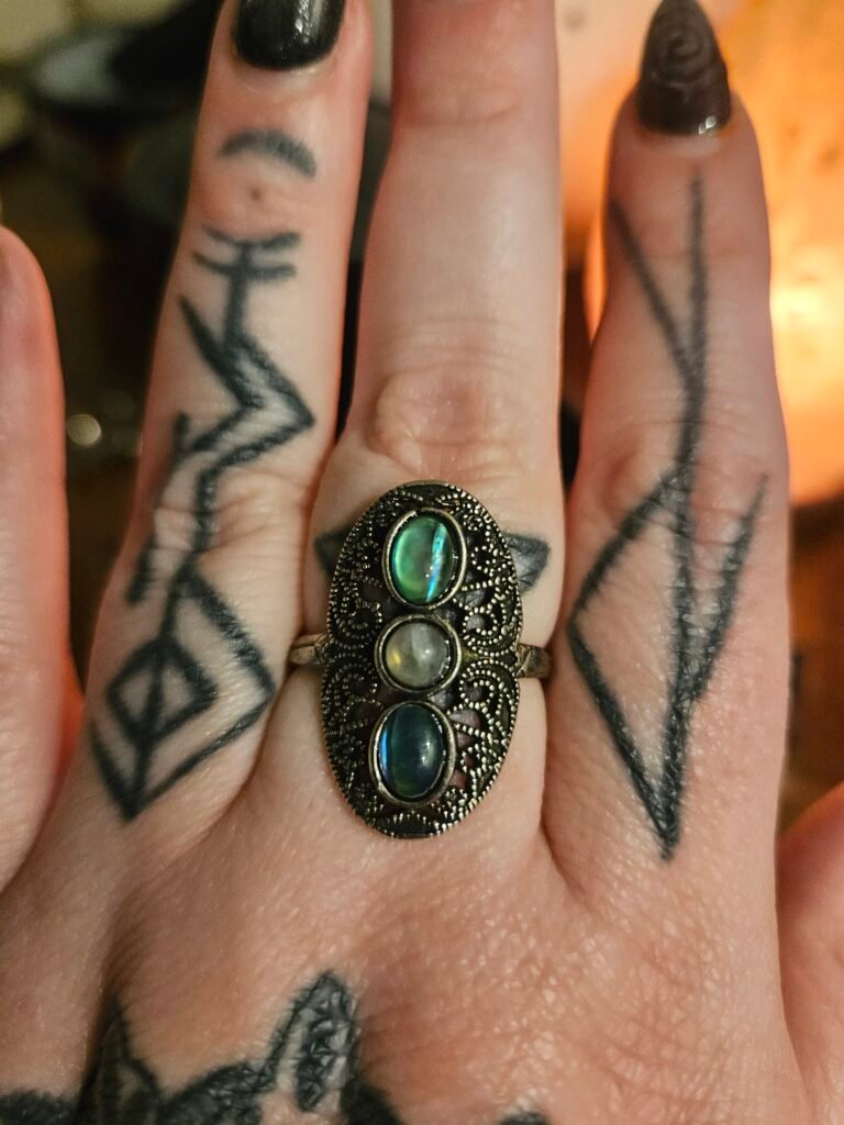 Labradorite Adjustable Ring