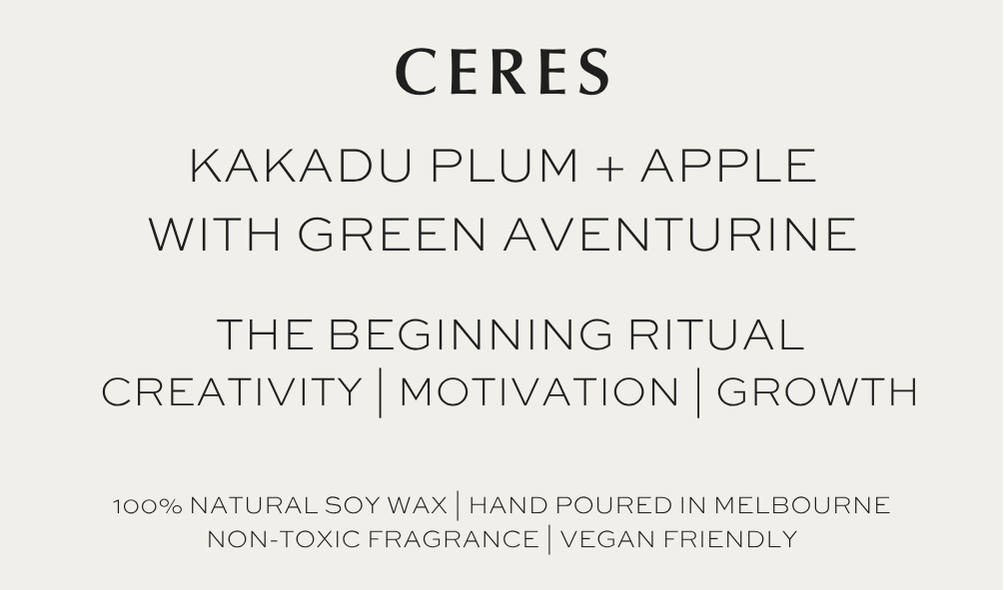 CERES | THE BEGINNING RITUAL | New Beginnings Ritual Candle - Image 3